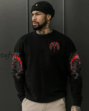 Men’s Forgiven Cross Wings Print Sweatshirt