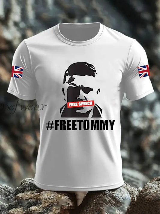 Men’s Free Tommy Short-sleeved T-shirt White / S