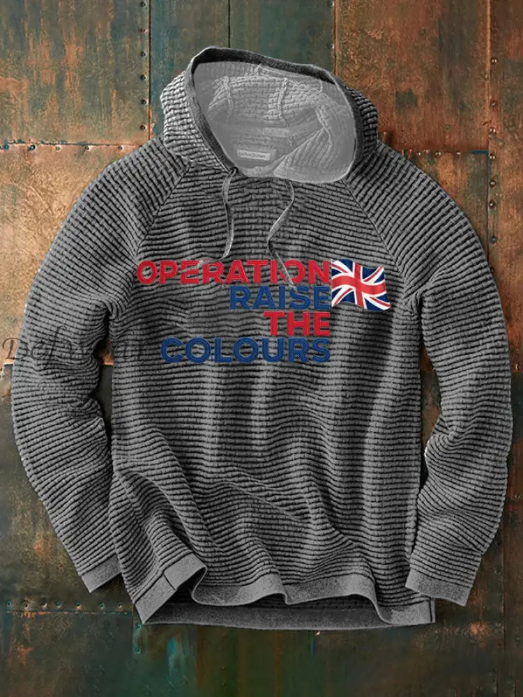 Men’s Operation Raise The Colours long sleeve shirt Gray / S