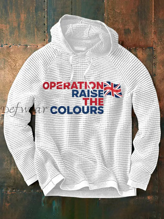 Men’s Operation Raise The Colours long sleeve shirt White / S