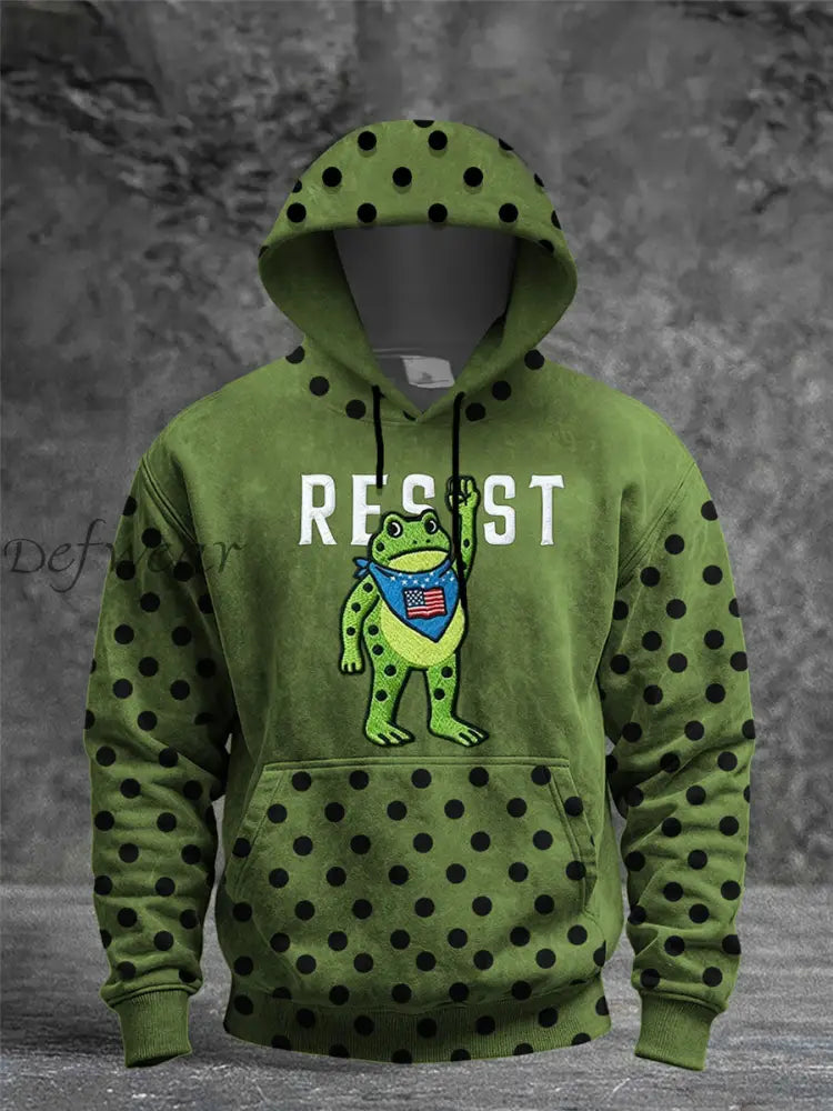 Men’s Portland Frog Resist Hoodie Green / S