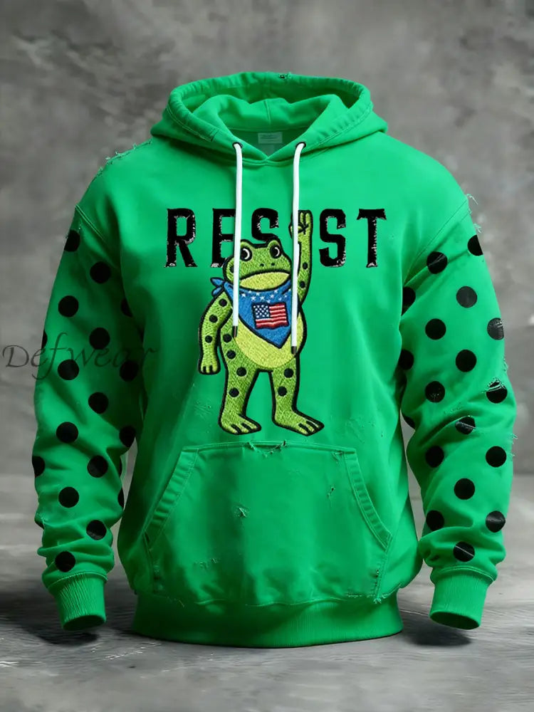Men’s Portland Frog Resist Hoodie Green / S