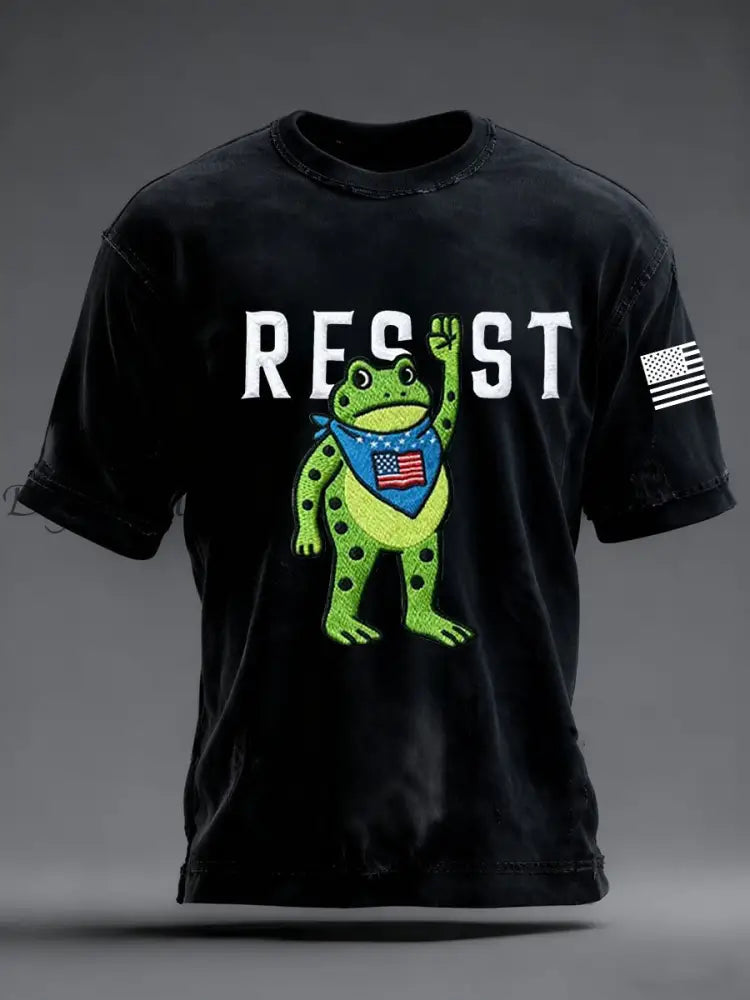 Men’s Portland Frog Resist Short-sleeved T-shirt Black / S