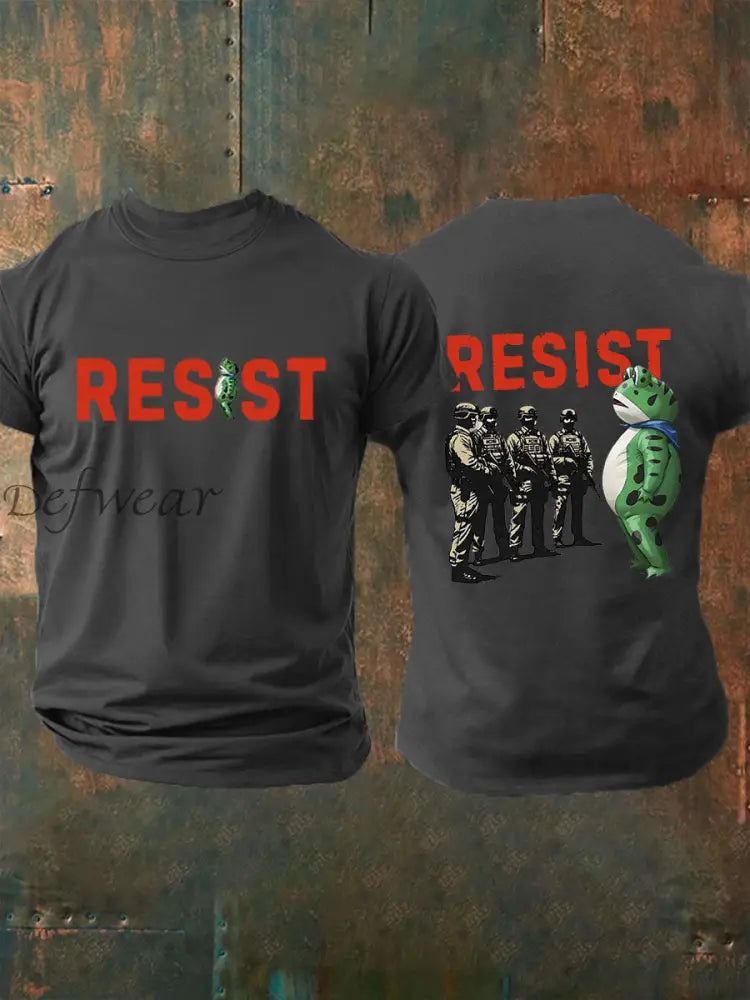 Men’s Portland Frog Resist Short-sleeved T-shirt Dark Gray / S