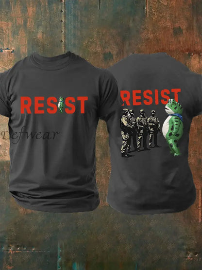 Men’s Portland Frog Resist Short-sleeved T-shirt Dark Gray / S