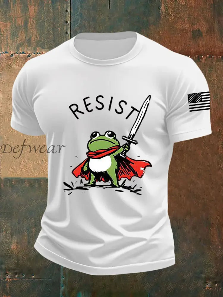 Men’s Portland Frog Resist Short-sleeved T-shirt White / S