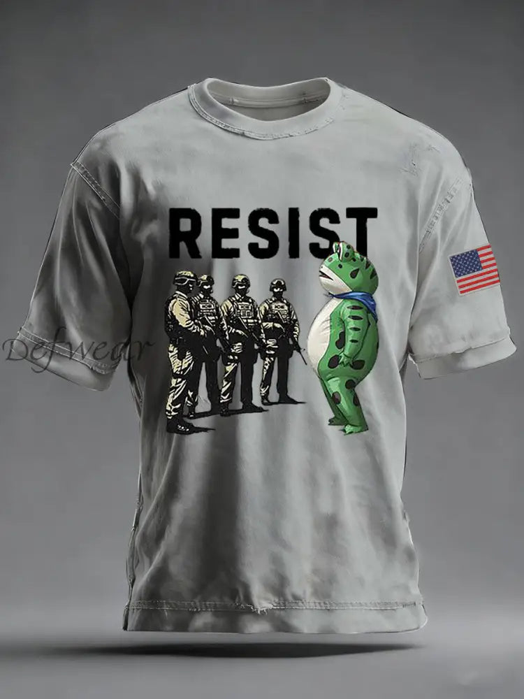Men’s Portland Frog Resist Vintage T-Shirt Gray / S