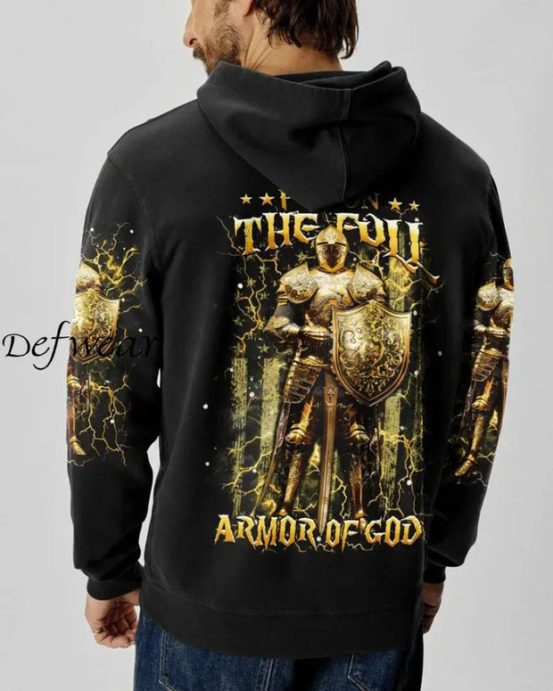 Men’s Put On The Full Armor Of God Printed Hoodie