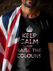 Men’s Raise The Colours Print short sleeves t-shirt Black / S