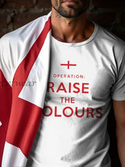 Men’s Raise The Colours Print short sleeves t-shirt White / S