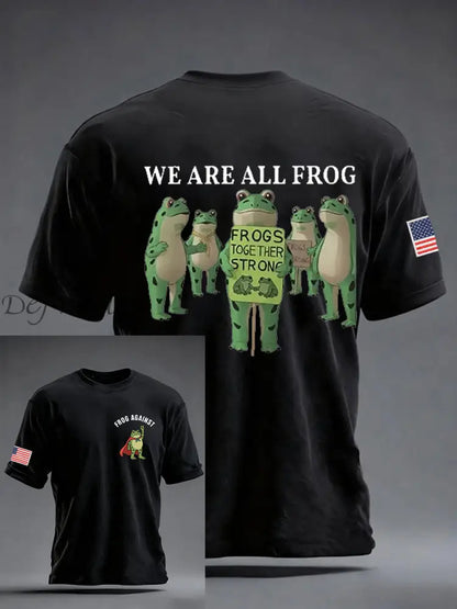 Men’s Resist Frog Short-sleeved T-shirt Black / S