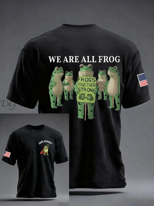 Men’s Resist Frog Short-sleeved T-shirt Black / S