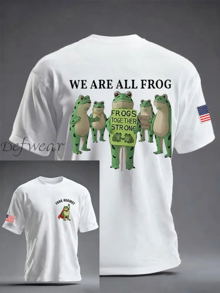 Men’s Resist Frog Short-sleeved T-shirt White / S