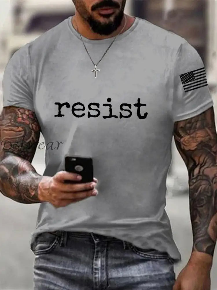Men’s Resist Tee Light Gray / S