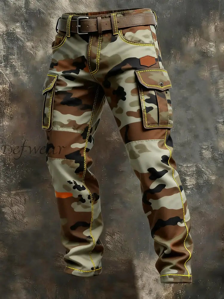 Men’s Retro Outdoor Work Pants As picture / S