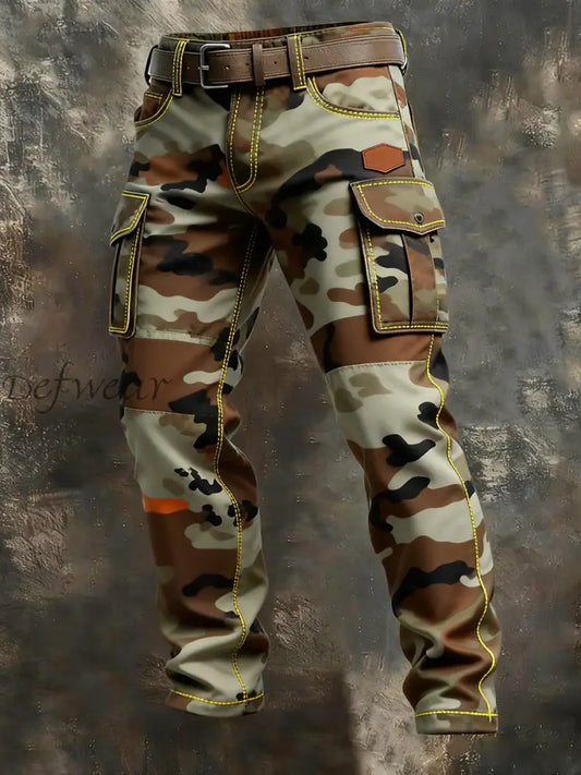 Men’s Retro Outdoor Work Pants As picture / S