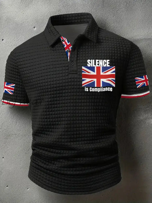 Men’s Silence is Compliance short sleeve shirt Black / S