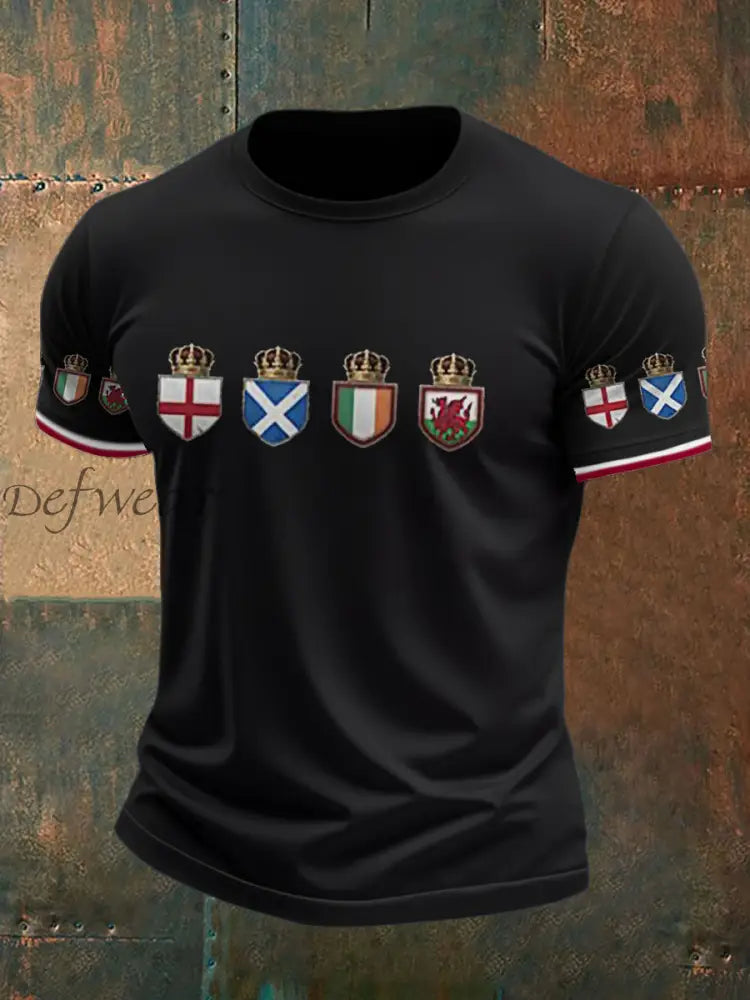 Men’s The Brits Printed T shirt Black / S