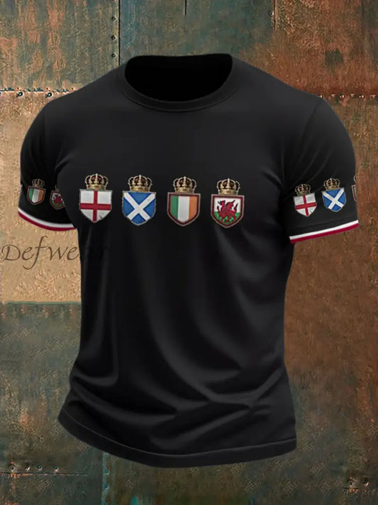 Men’s The Brits Printed T shirt Black / S