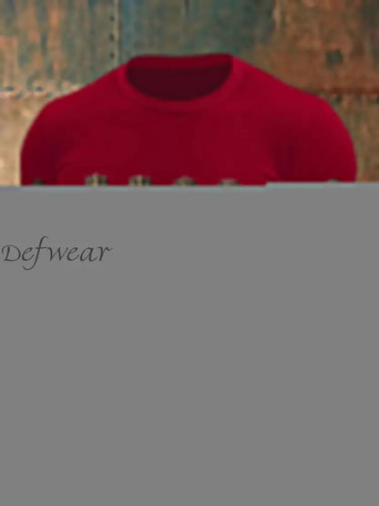 Men’s The Brits Printed T shirt Red / S