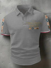 Men’s The Original Brits Printed Casual Tops Light Gray / S