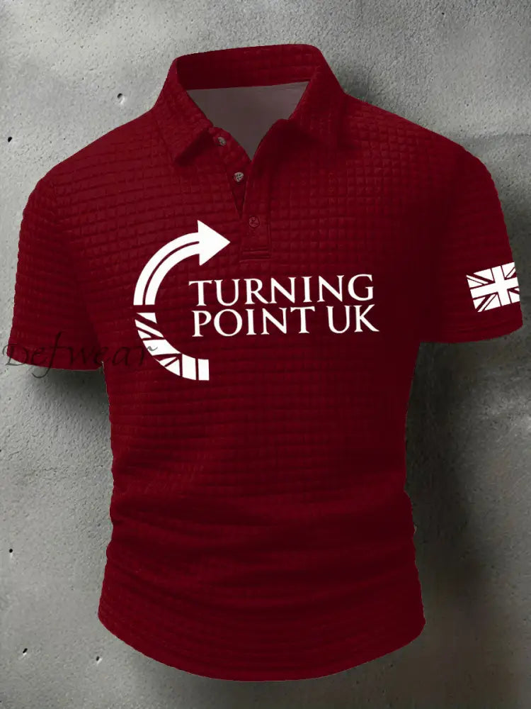 Men’s Turning Point short sleeve shirt Deep Red / S