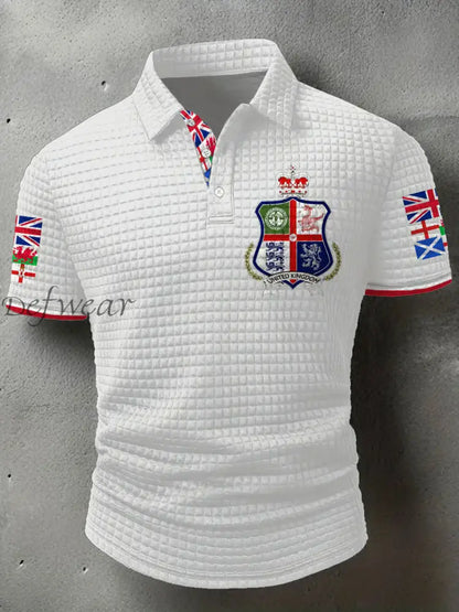 Men’s UK Scotland England Northern Ireland Wales Flag Art Printed Casual Tops White / S