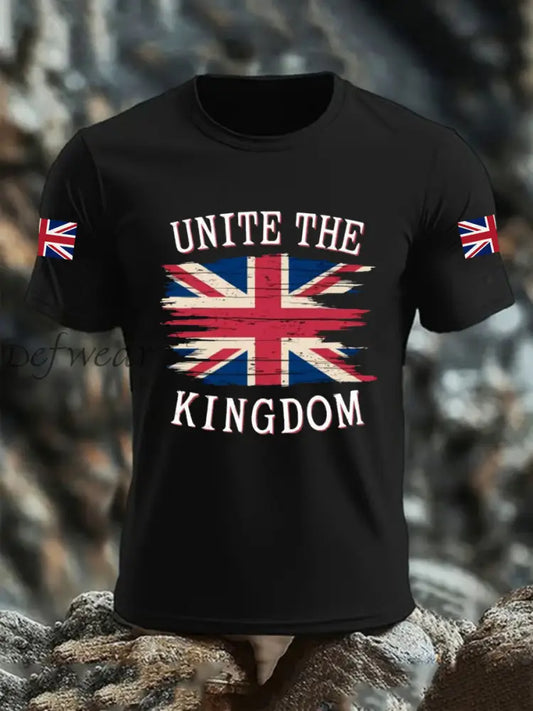 Men’s Unite The Kingdom Short-sleeved T-shirt Black / S