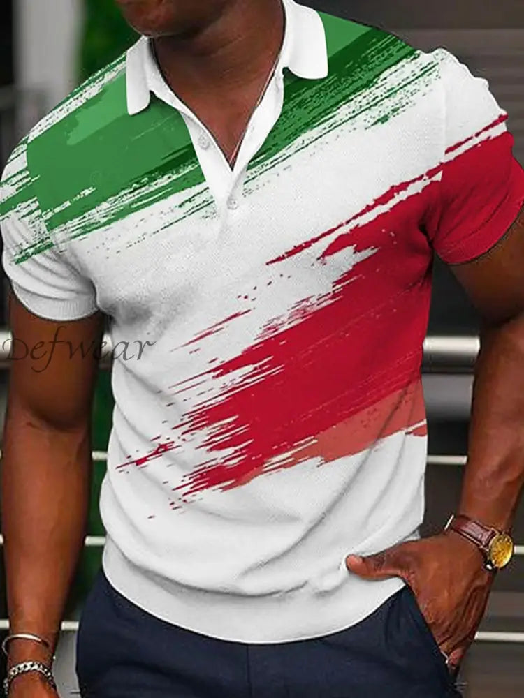 Polo italiana uomo come immagine / S
