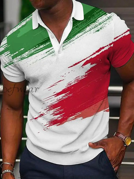 Polo italiana uomo come immagine / S