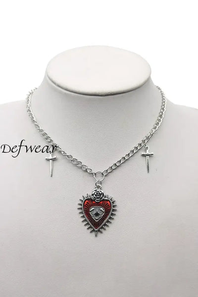 Retro Gothic Love Jewelry Necklace