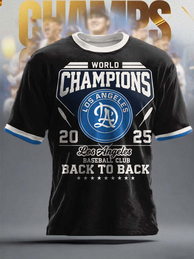 Unisex Baseball Lover Champion Printed T-shirt