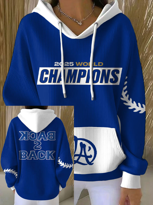 Women's Baseball Lover Printed Hoodie