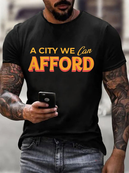 Men's NYC A City We Can Afford Printed T-shirt