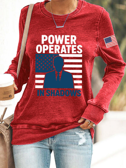 Women's Freedom Dick Cheney: Lead, Fallow Or Get Out Of The Way  Sweatshirt