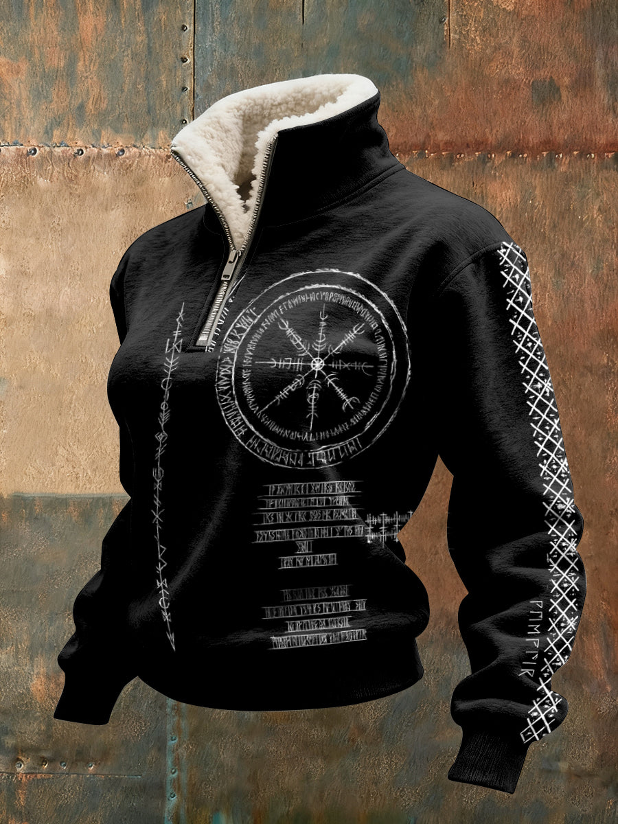 Women's Viking Plush Collar Top