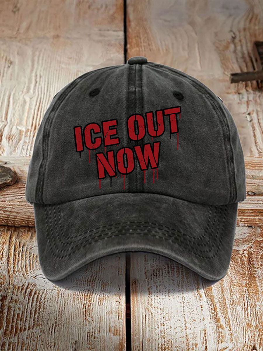 Ice out now unisex hats