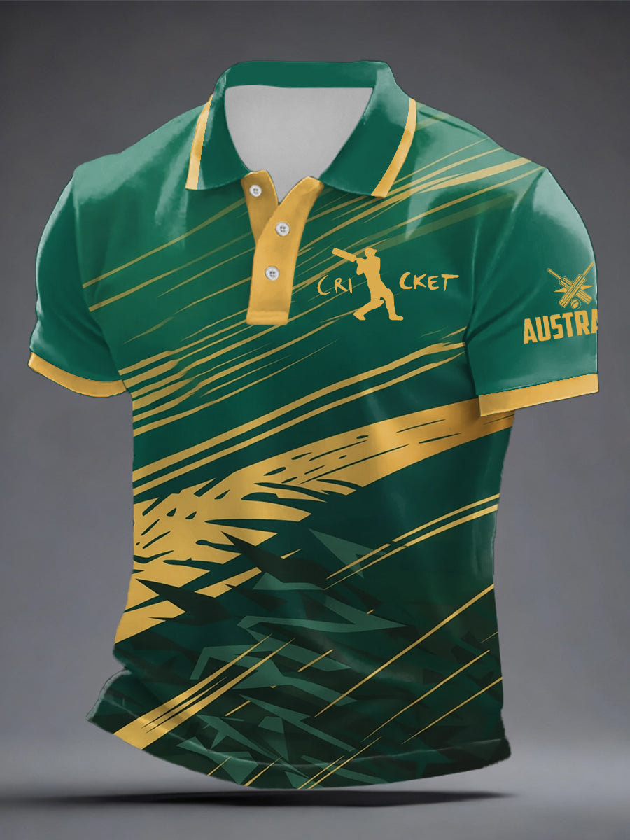 Men's Australia Cricket Printed Shirt