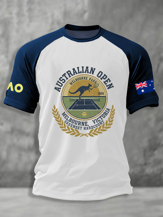 Men's Australian Open For Tennis Lover Short Sleeve T-shirt