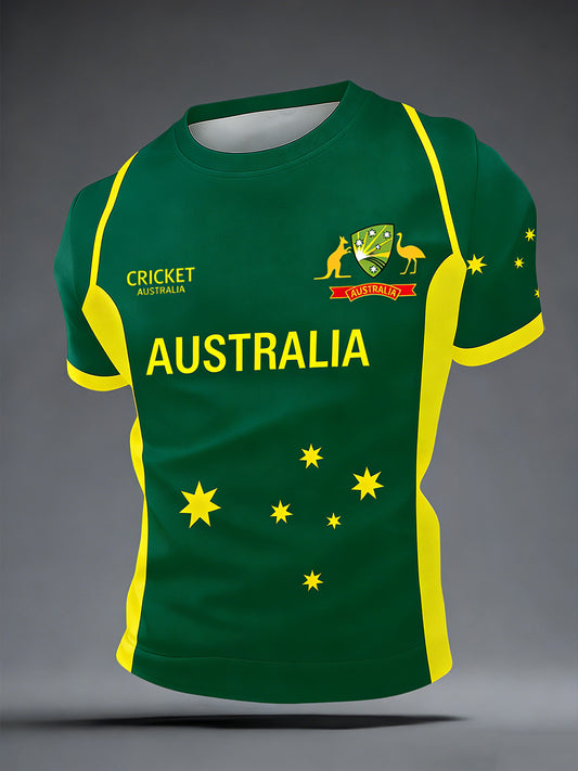 Men's Australian Cricket short sleeves t-shirt