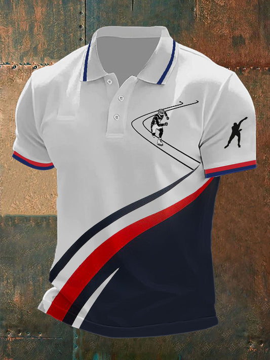 Men's Winter Sports 2026 Skating Printed Shirt