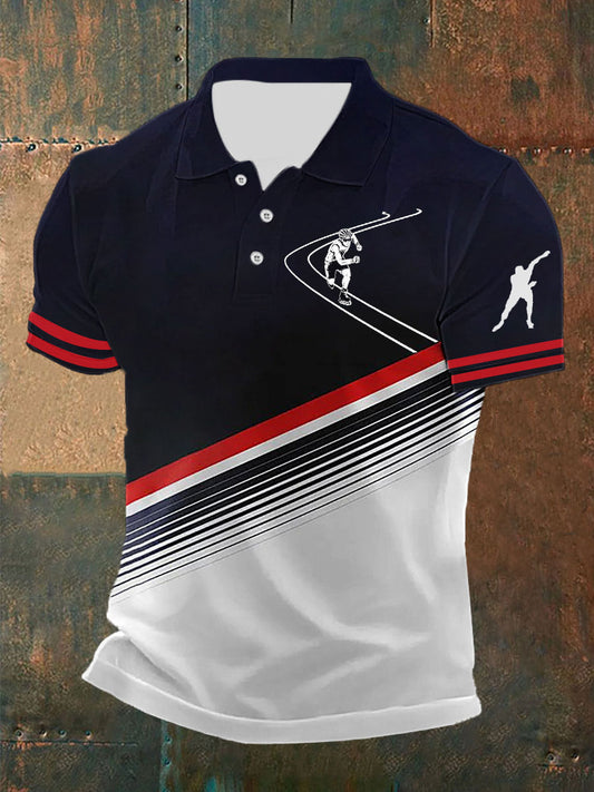 Men's Winter Sports 2026 Skating Printed Shirt