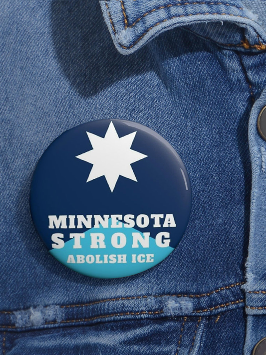 Unisex Minnesota Strong Printed Brooch
