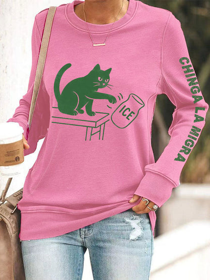 Women's Chinga La Migra sweatshirts