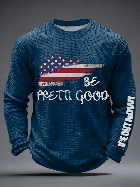 Men's Be Pretti Good Waffle Top