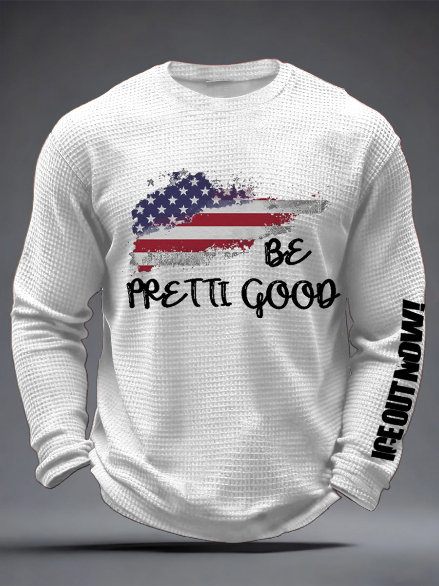 Men's Be Pretti Good Waffle Top