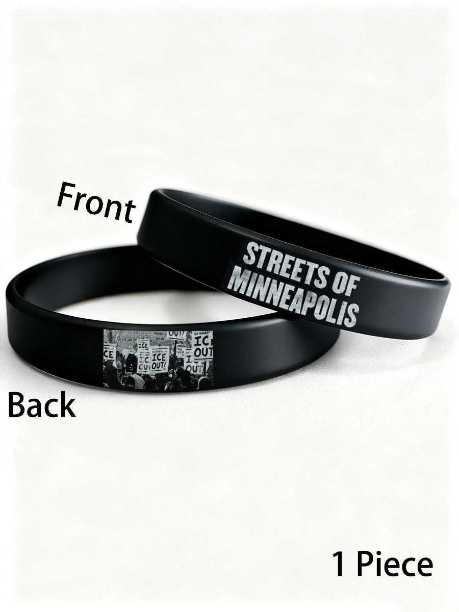 "ICE OUT NOW" silicone bracelet