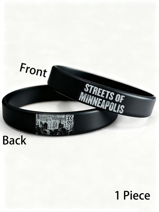 "ICE OUT NOW" silicone bracelet