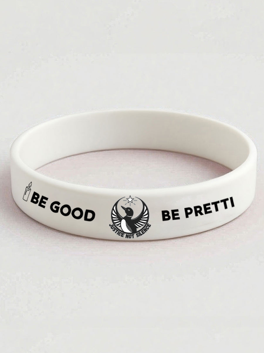 Justice Not Silence Be Good Be Pretti Resist Wristband