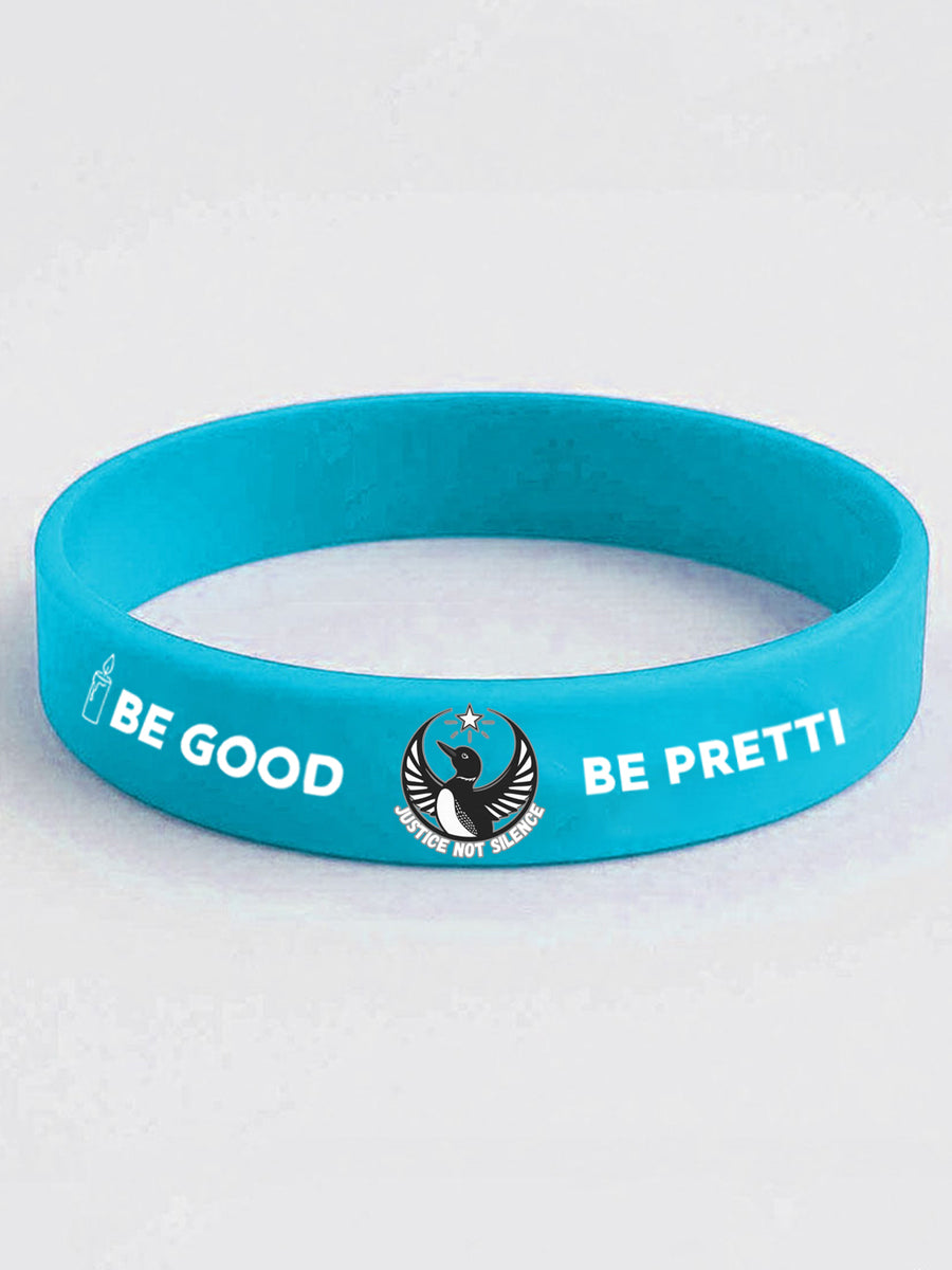 Justice Not Silence Be Good Be Pretti Resist Wristband